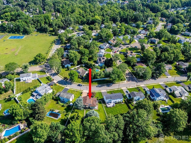64 Annette Dr, Edison, NJ 08820 - aerial view of property and surrounding area featuring nearby suburban area