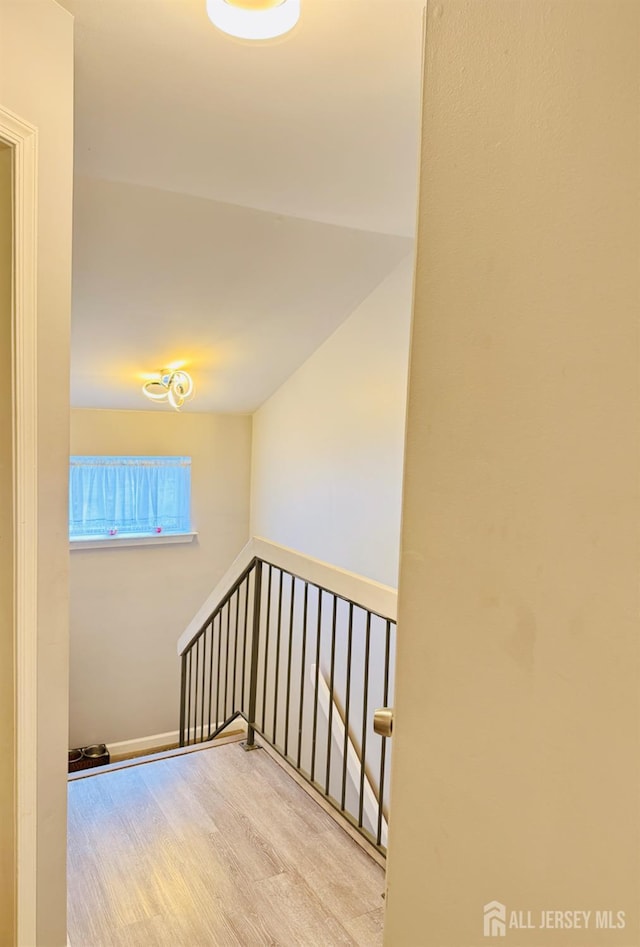 45 Marina View Dr, Sewaren, NJ 07077 - stairway with wood finished floors