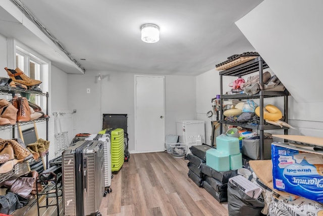 view of storage room