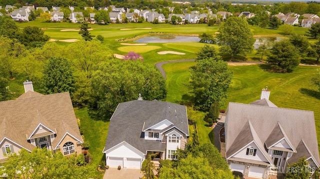 16 Baltusrol Ct, Monroe, NJ 08831 - aerial view of residential area featuring a nearby body of water and a local golf course