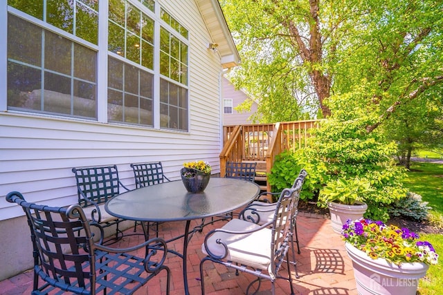 16 Baltusrol Ct, Monroe, NJ 08831 - view of patio with outdoor dining area