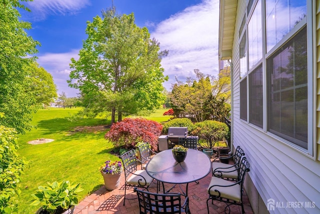 16 Baltusrol Ct, Monroe, NJ 08831 - view of patio with outdoor dining space and grilling area