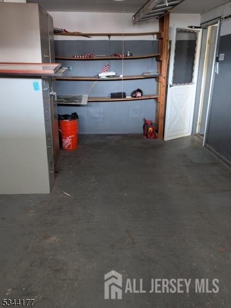 view of below grade area