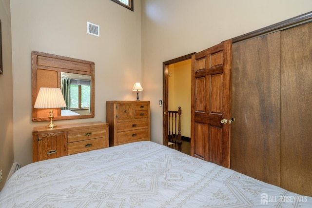 22 Roosevelt St, Pequannock, NJ 07440 - bedroom with a high ceiling and multiple windows