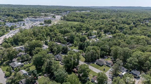 22 Roosevelt St, Pequannock, NJ 07440 - aerial overview of property's location featuring a forest