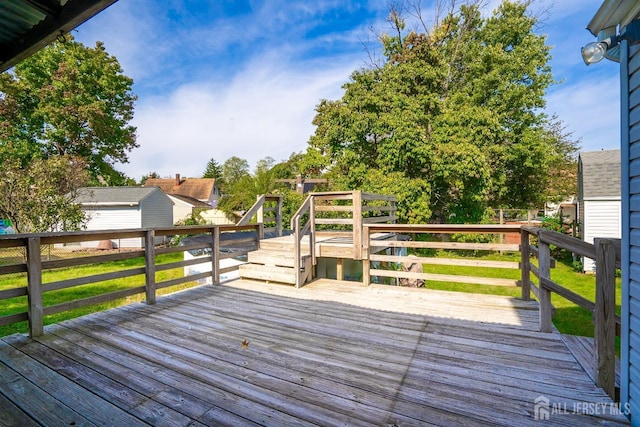 view of deck