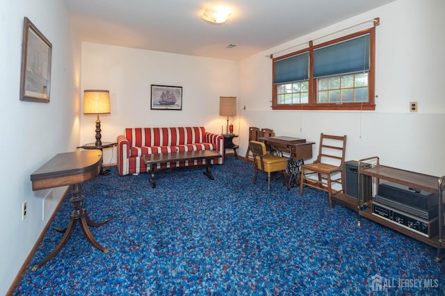 114 Redwood Ave, Edison, NJ 08817 - living area with carpet flooring and baseboards