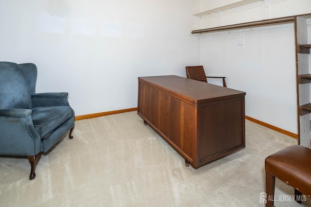 114 Redwood Ave, Edison, NJ 08817 - office area with light colored carpet and baseboards