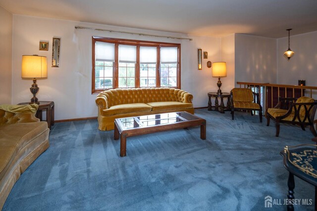 114 Redwood Ave, Edison, NJ 08817 - living area featuring baseboards and carpet