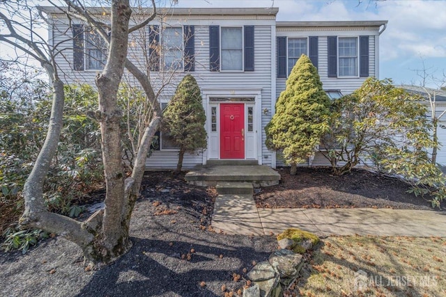 view of colonial inspired home