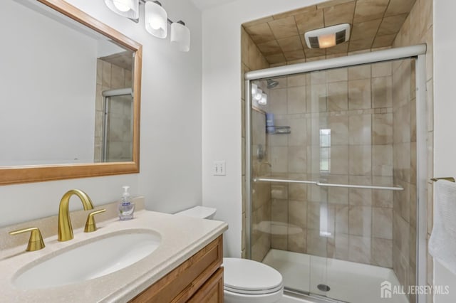 91 Pear Tree Ln, Franklin, NJ 08823 - full bathroom featuring vanity and a shower stall