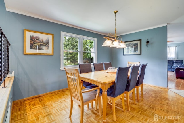 24 Christopher Ave, South Brunswick, NJ 08824 - dining space featuring ornamental molding and baseboards