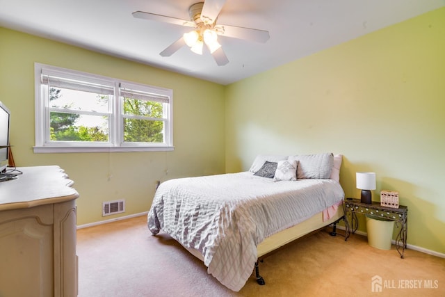 24 Christopher Ave, South Brunswick, NJ 08824 - bedroom with light colored carpet, baseboards, and ceiling fan