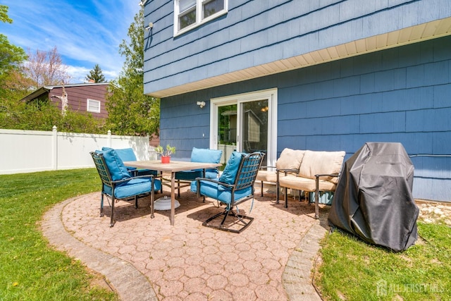 24 Christopher Ave, South Brunswick, NJ 08824 - view of patio featuring area for grilling and outdoor dining area