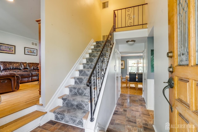 24 Christopher Ave, South Brunswick, NJ 08824 - staircase with baseboards