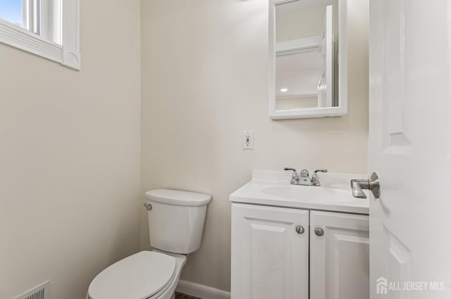 13 Spyros Dr, Old Bridge, NJ 08879 - half bathroom featuring toilet and vanity
