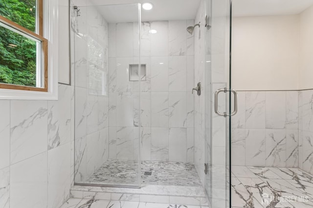 13 Spyros Dr, Old Bridge, NJ 08879 - bathroom featuring a marble finish shower and marble finish flooring