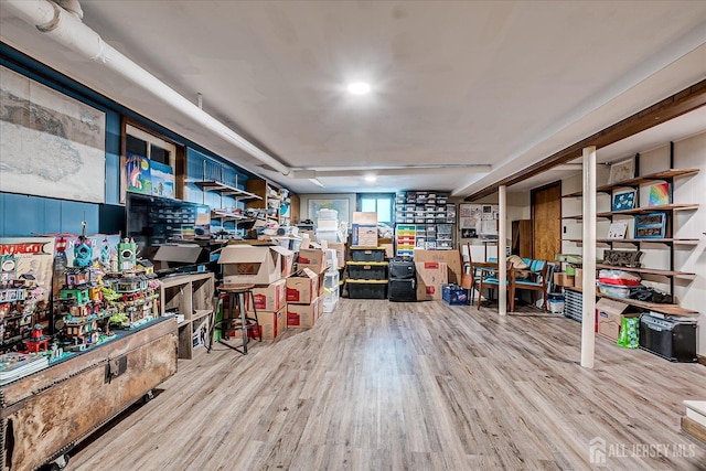 227 Lawrence Ave, Highland Park, NJ 08904 - miscellaneous room featuring wood finished floors