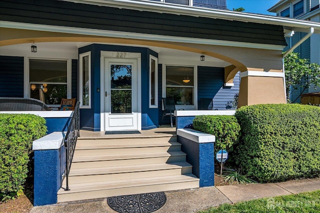 227 Lawrence Ave, Highland Park, NJ 08904 - doorway to property with covered porch