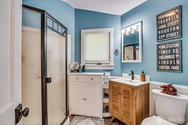 227 Lawrence Ave, Highland Park, NJ 08904 - bathroom featuring a shower stall and vanity