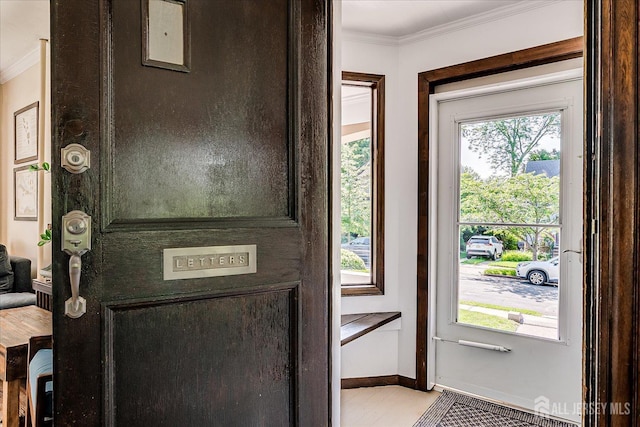 227 Lawrence Ave, Highland Park, NJ 08904 - doorway with ornamental molding