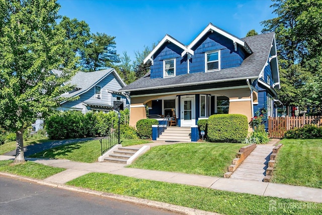 227 Lawrence Ave, Highland Park, NJ 08904 - view of front of home featuring a porch and roof with shingles