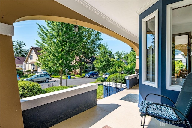 227 Lawrence Ave, Highland Park, NJ 08904 - porch featuring a residential view