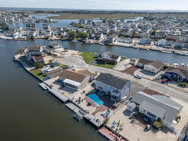 111 E Shrewsbury Dr E, Little Egg Harbor, NJ 08087 - aerial view of residential area featuring a nearby body of water