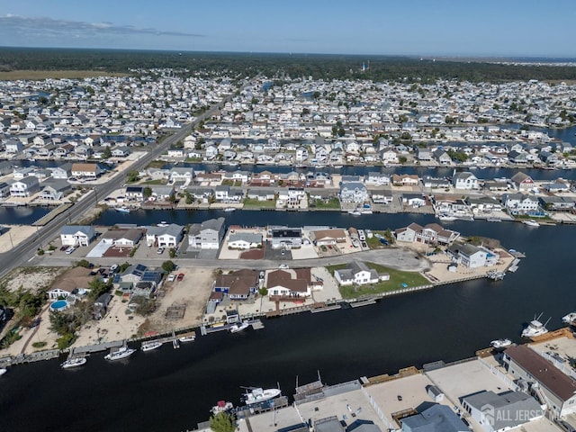 111 E Shrewsbury Dr E, Little Egg Harbor, NJ 08087 - aerial overview of property's location featuring nearby suburban area and a large body of water
