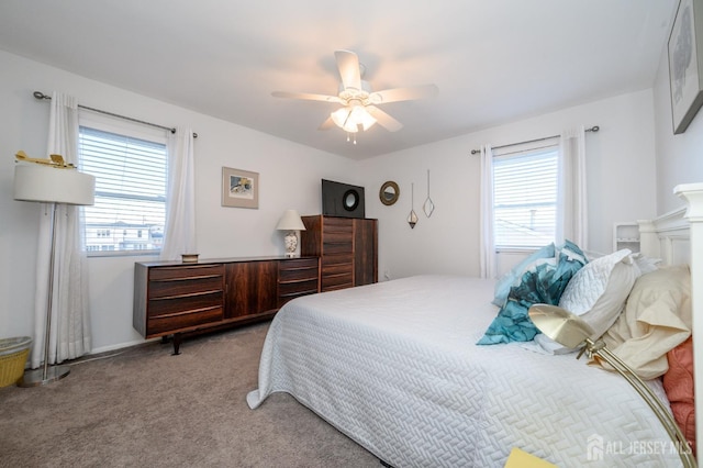 111 E Shrewsbury Dr E, Little Egg Harbor, NJ 08087 - bedroom featuring carpet and a ceiling fan