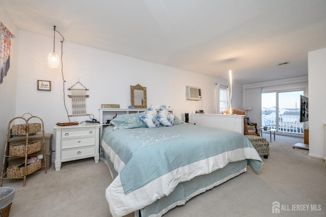 111 E Shrewsbury Dr E, Little Egg Harbor, NJ 08087 - carpeted bedroom featuring a wall mounted air conditioner
