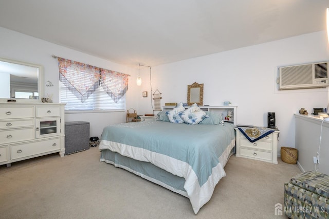 111 E Shrewsbury Dr E, Little Egg Harbor, NJ 08087 - bedroom featuring light colored carpet and a wall mounted air conditioner