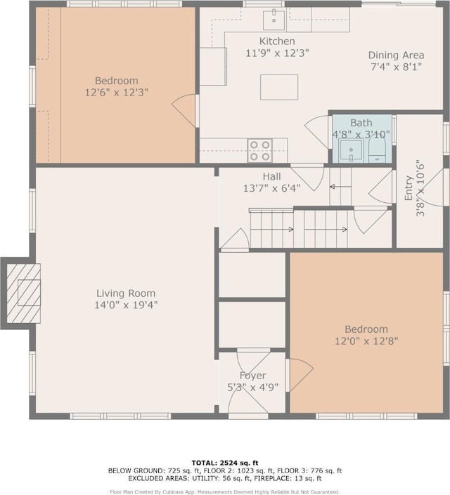 286 Easton Ave, New Brunswick, NJ 08901 - room layout