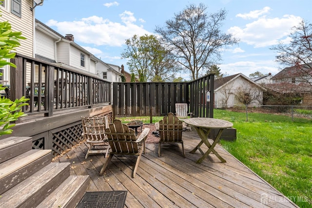 286 Easton Ave, New Brunswick, NJ 08901 - view of wooden deck