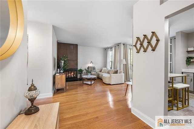 4301 Bayberry Ct, Middlesex, NJ 08852 - living room with light wood finished floors
