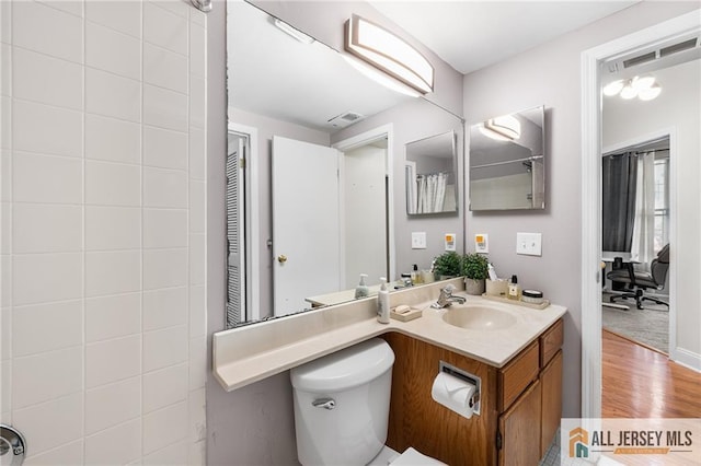 4301 Bayberry Ct, Middlesex, NJ 08852 - bathroom featuring vanity and wood finished floors