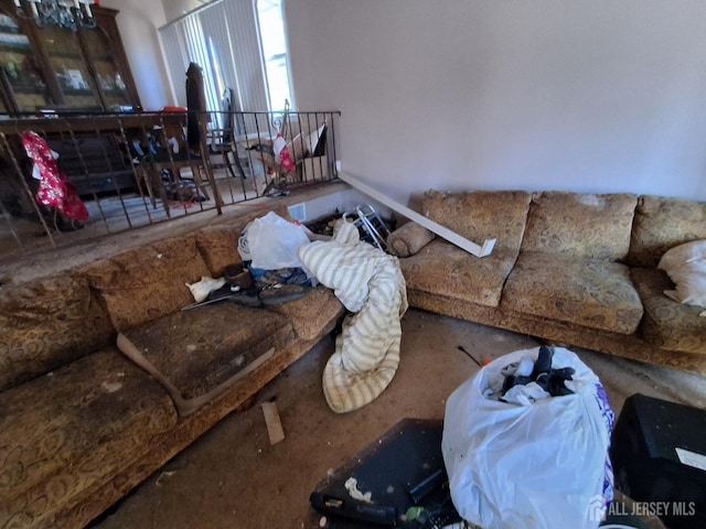 view of living area