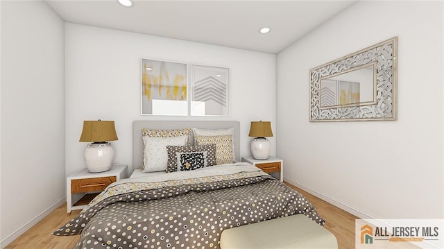 180 River Rd, Monroe, NJ 08831 - bedroom with wood finished floors and recessed lighting