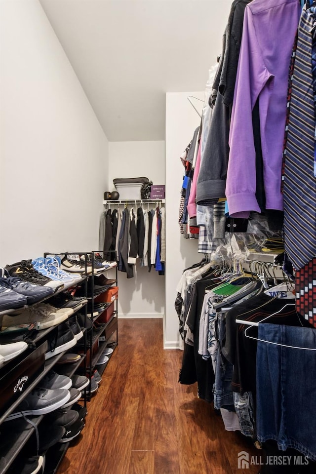 179 Sunshine Dr, Piscataway, NJ 08854 - walk in closet featuring wood finished floors