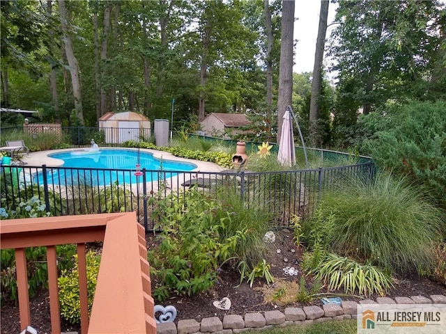 3 Revock Rd, East Brunswick, NJ 08816 - view of pool with view of wooded area