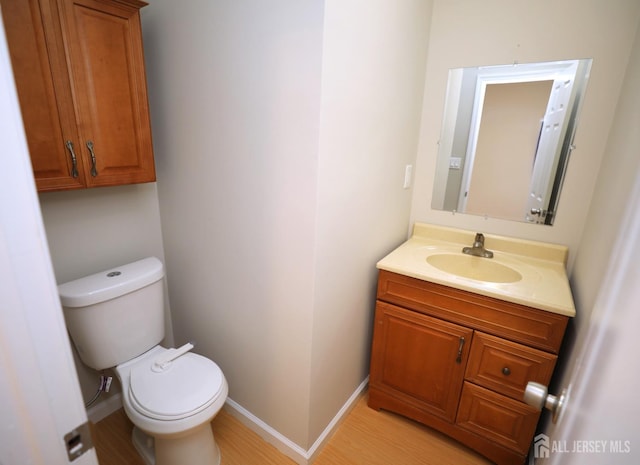 117 Nathan Dr, North Brunswick, NJ 08902 - bathroom featuring vanity and wood finished floors