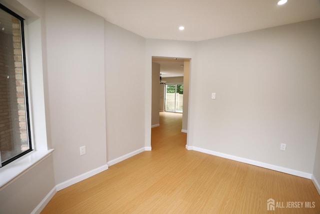 117 Nathan Dr, North Brunswick, NJ 08902 - spare room with recessed lighting and light wood-style floors