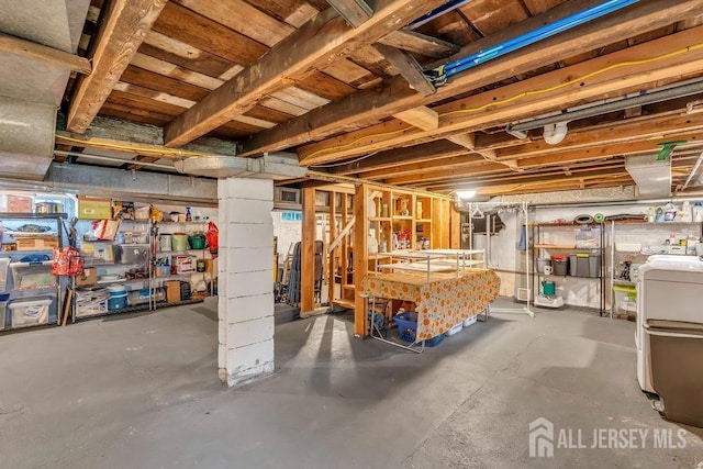82 Hauser Ave, Hamilton, NJ 08620 - view of unfinished basement