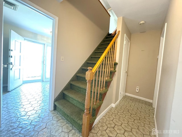 view of stairs