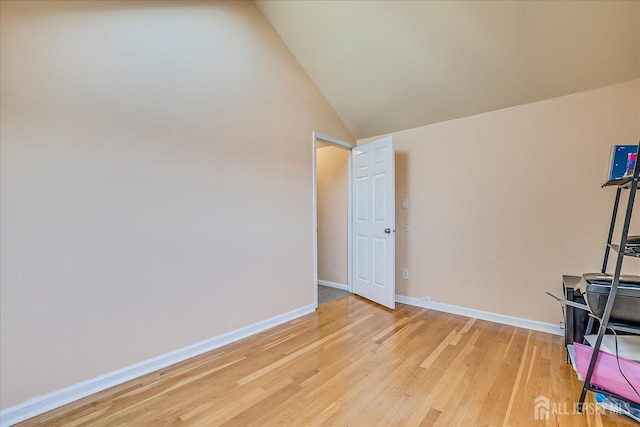 121-F Beverly Hill Ter, Woodbridge Proper, NJ 07095 - unfurnished office featuring light wood-type flooring and high vaulted ceiling