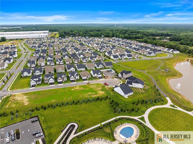 15 Galerie Ct, Monroe, NJ 08831 - aerial view of property and surrounding area with a large body of water