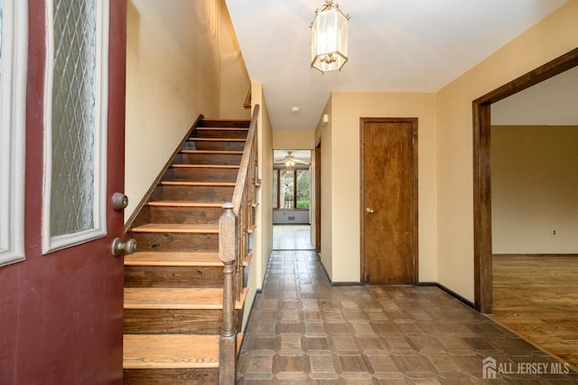 view of foyer entrance