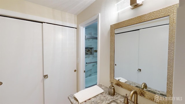 bathroom with a sink