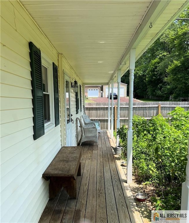 107 Readington Rd, Readington, NJ 08889 - view of wooden porch
