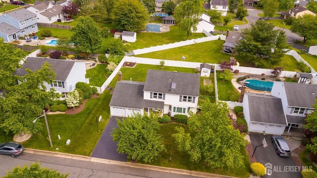 5 Wetherhill Way S, Brunswick, NJ 08810 - aerial perspective of suburban area with a pool
